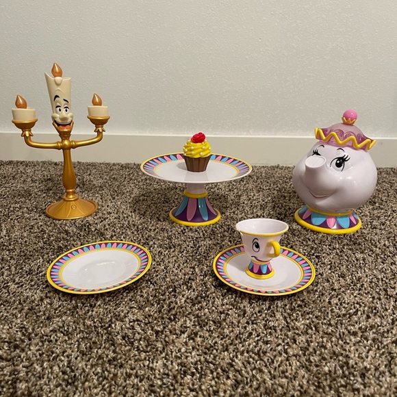 Beauty and the Beast tea set - Picture 3 of 4
